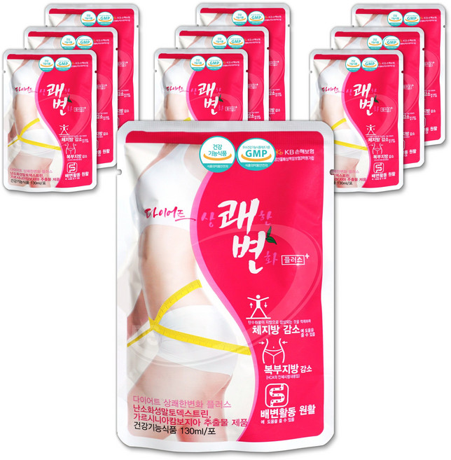 (10+1) 다이어트 상쾌한 변화 파우치 10개 + 미인을 위한 쾌변 1개 / 장청소 약국 음료, 130ml