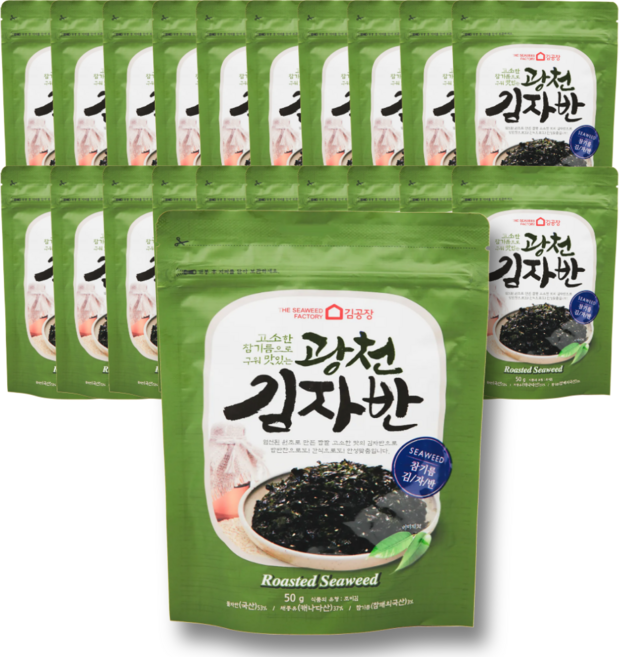 광천김공장 광천김자반 50g, 20개