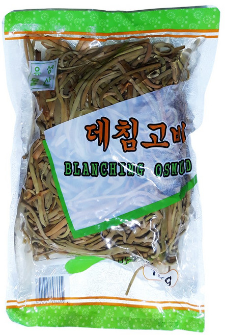 유성물산 유성 삶은 데침 고비 나물 1Kg 삶은 이강산닷컴, 1개