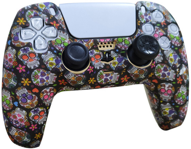 Sony PlayStation Dualshock 5 PS5 컨트롤러 케이스 용 고무 보호 실리콘 커버 스킨 DualSense 5 용 엄지 스틱 그립 캡, [16] 04