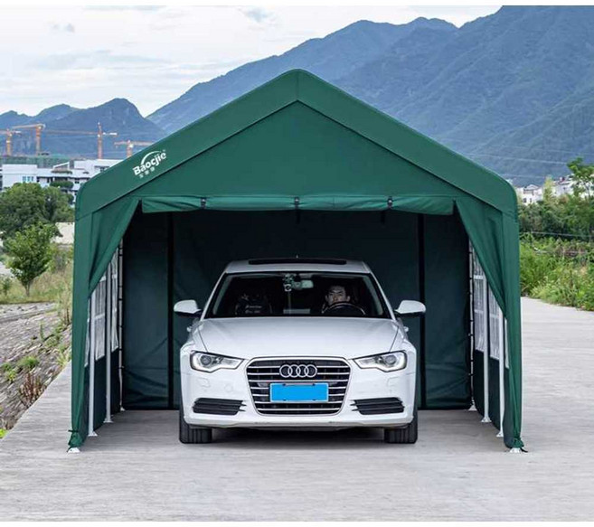 조립식 주차장 방수 텐트 캐노피 농막 차고지 3X6, 길이 6x폭 3 + 주위 천