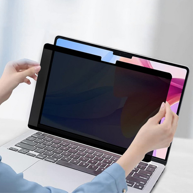 트루커버 맥북 에어 M2 M3 M4 13인치 A2681 A3113 A3240 사생활보호 프라이버시 필름 마그네틱 자석 원터치, 에어 M2 13인치(A2681), 1개