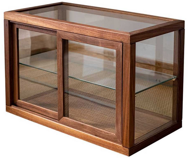원목 쇼케이스 디저트 진열대 1단 진열장 미니 우드쇼케이스, 1개, A