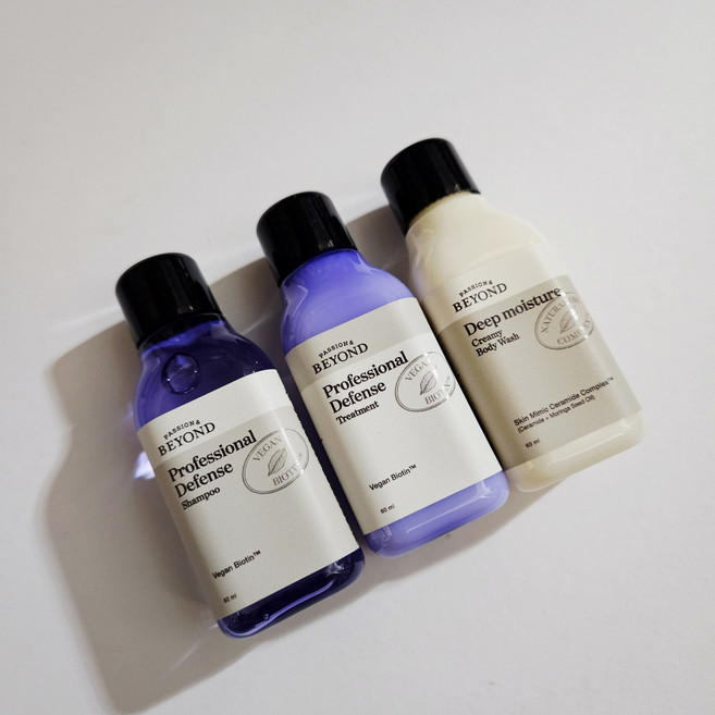 비욘드 헤어 3종 여행용 키트, 1세트