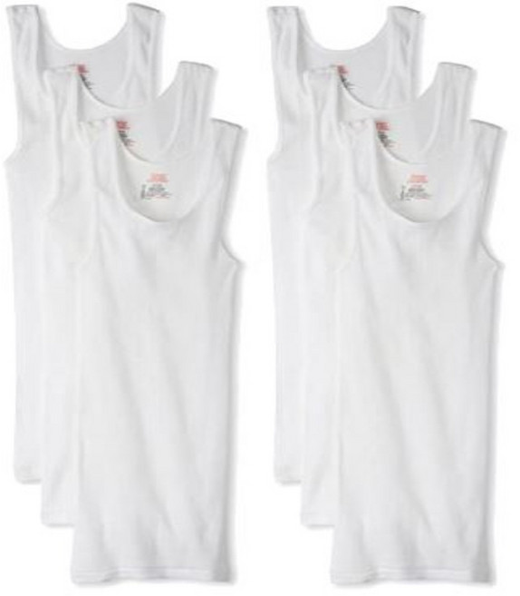 HANES 헤인즈 나시 hanes 져지 골지 나시 언더웨어 민소매/나시 얇은 원단 흡수력 강화 코튼 100 퍼센트