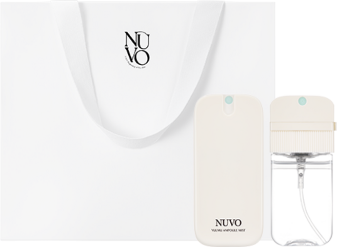 [NUVO] 누보 율무 기미 앰플 미스트 본 품 1EA(37ml)+리필 1EA(37ml)+쇼핑백 SET, 2개, 37ml
