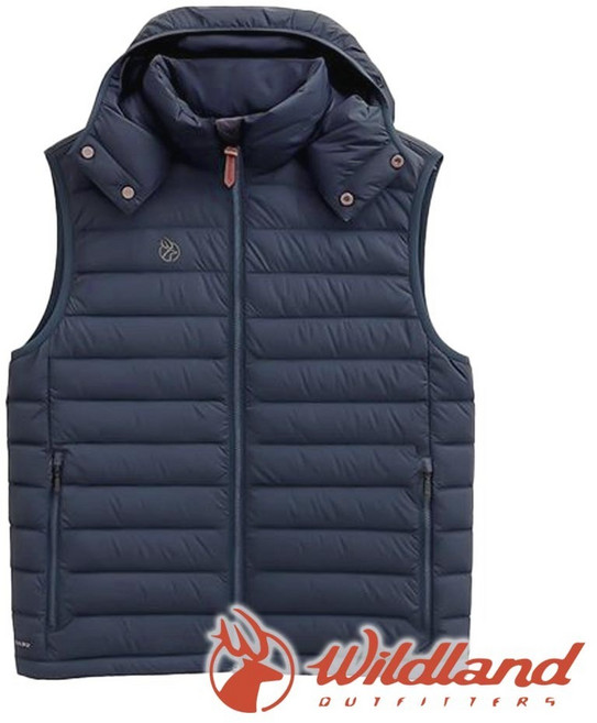 Wildland 荒野 男700FP 可拆帽輕暖羽絨背心