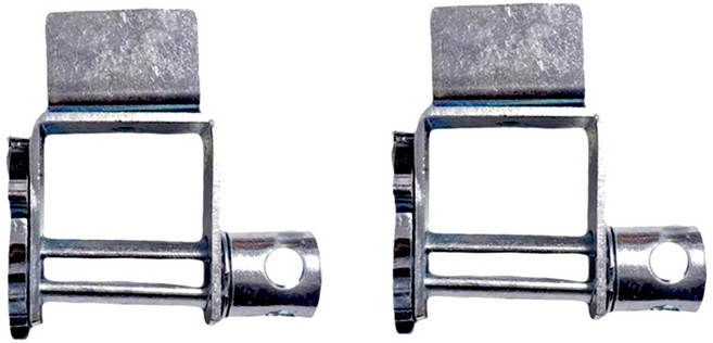 털보몰 화물차 고정 깔깔이바 자동바, 2개, 실버