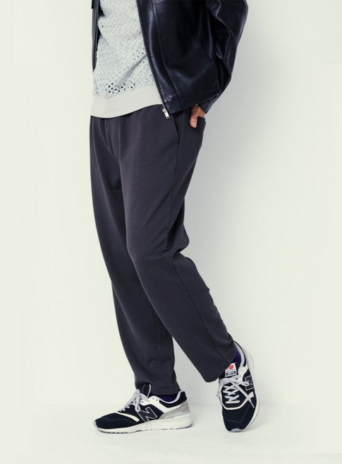 [언코티드247] 발란스팬츠 웜앤컴피 테이퍼드핏 차콜그레이