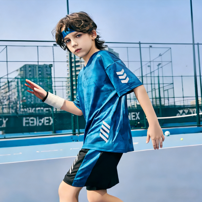 2026 남아 여름 상하복 편한 자외선 차단 속건성 청소년 학생용 시원한 축구 농구복 트레이닝 라운드넥 반팔 티셔츠 세트상품 유아세트 남아상의 초등상하복 청소년 상품