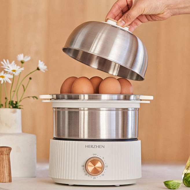 헤르젠 올스텐 3단 찜기 마스터 만두 멀티 쿠커, CES-330W