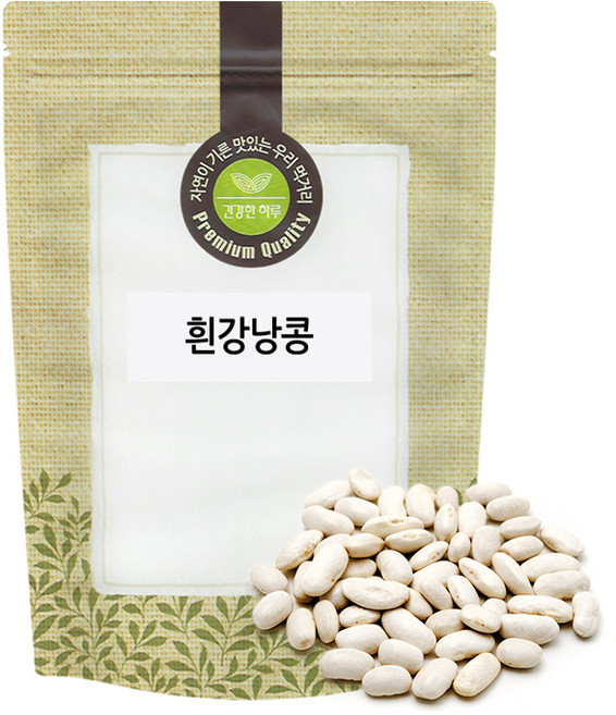 흰강낭콩 흰색콩 화이트키드니빈 1kg, 단품, 1개