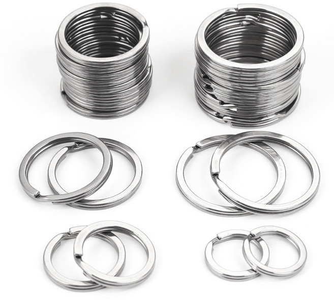 유스툴 스텐 이중 오링 열쇠고리 키링 부자재