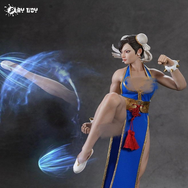 격투 여신 액션피규어 1/6 관절인형 고무코팅 인체가동 수집용 전시용 키덜트 선물용 인물피규어 게 A 블랙, 1개