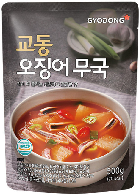 교동식품 오징어무국, 500g, 1개