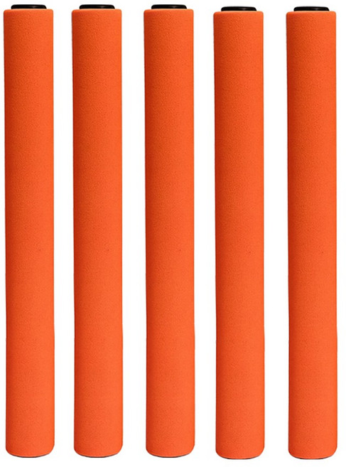 [메잌미] 레인보우 릴레이 스펀지 바톤 5칼라, 1세트, 오렌지