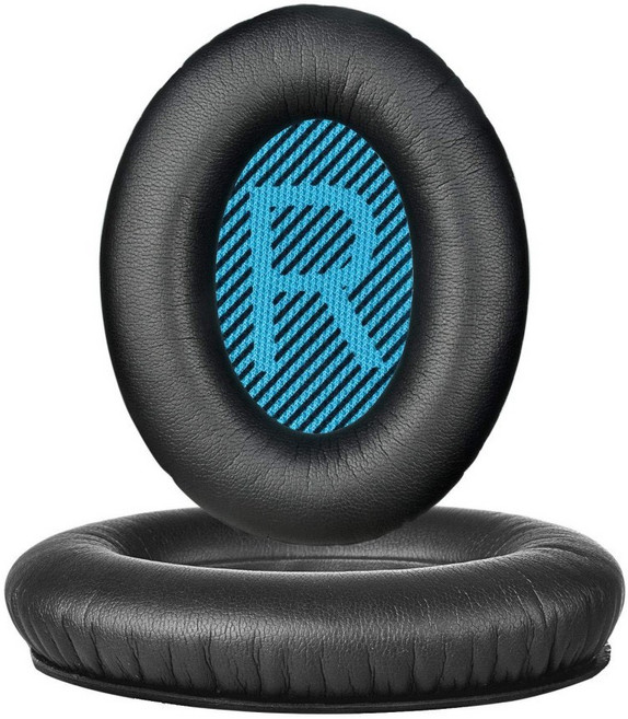 국내배송 보스 헤드폰 이어패드 QC25 QC35 AE2 QC2 QC15 이어 쿠션 커버 패드 가죽 헤드폰 헤드셋 교체 스펀지 교체용 호환 캡, 전용 이어패드(1쌍)+ 이어솜(1쌍), 보스QC헤드폰 전용 이어패드 풀세트, 1개