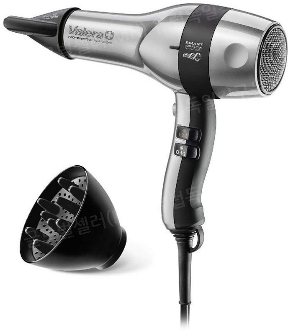 Valera 발레라 스위스 사일런트 제트 8700 전문가용 헤어 드라이어 가볍고 조용함 강력한 모터 3단계 온도 조절 이온 발생기 꼬임 방지 슈퍼 플렉스 케이블 2400W 스위