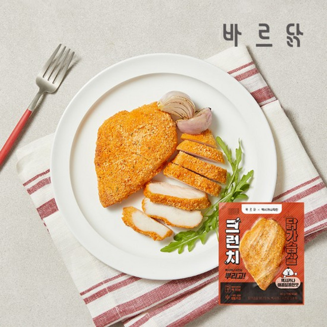 바르닭X멕시카나 크런치 닭가슴살 매콤달콤한맛 7팩