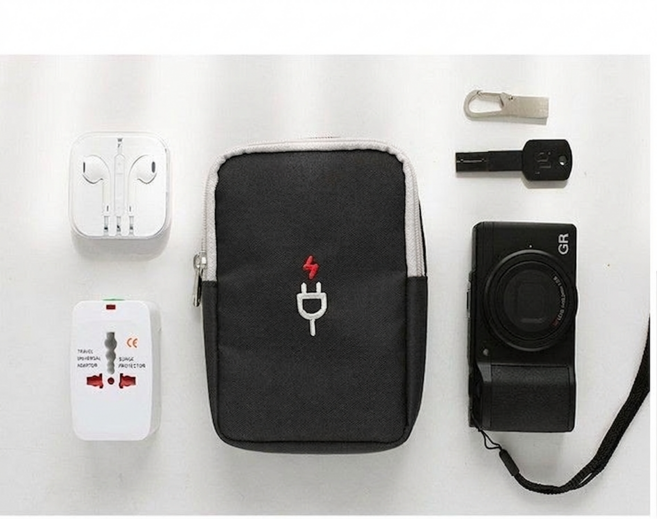 충전기파우치 여행용 케이블정리 디지털파우치 보조배터리 수납파우치 USB정리 여행소품 멀티파우치