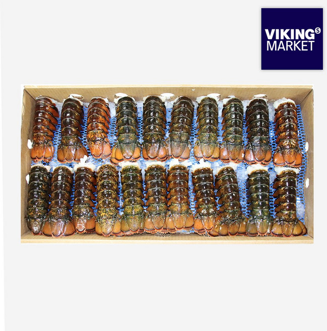 [바이킹마켓]냉동 캐나다 랍스터 테일 4.54kg 대용량 한박스 급식 군부대 대량 납품, 1박스, 40미전후, 4.54kg