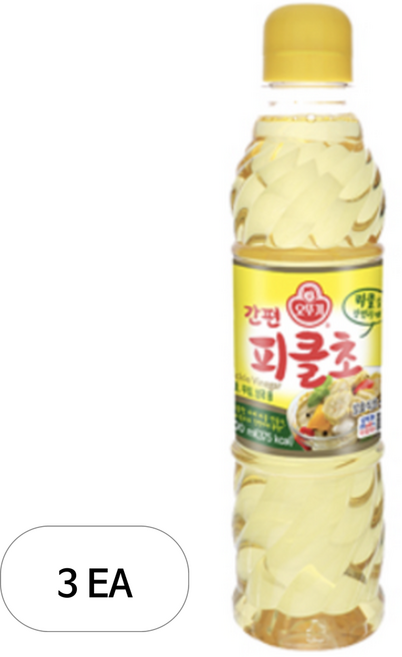 오뚜기 간편피클초, 500ml, 3개