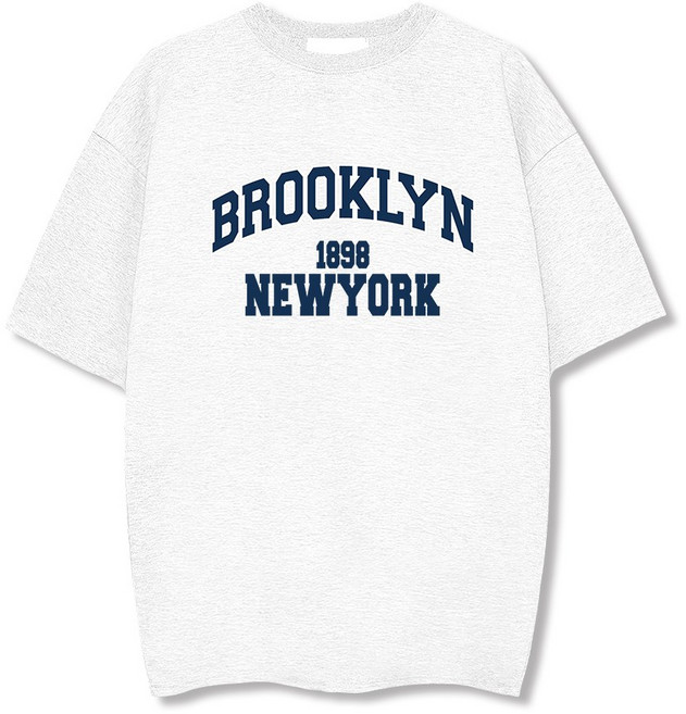 일루소 1898뉴욕 특양면 반팔 티셔츠