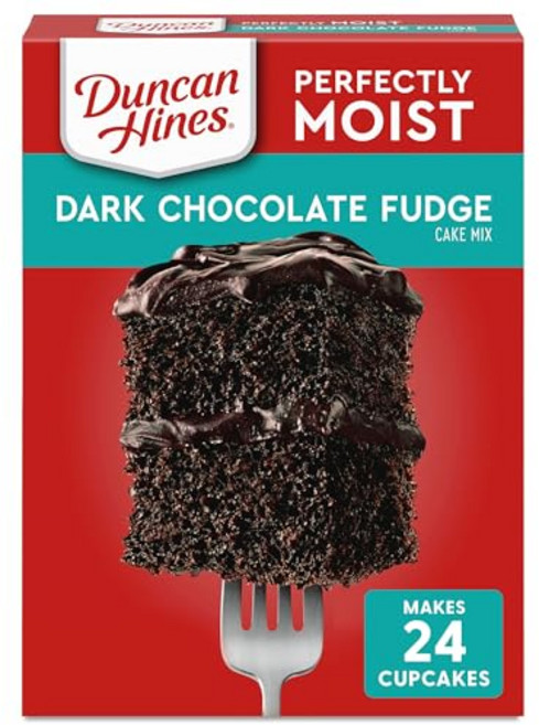 던컨하인즈 던컨하인즈 시그니처 케이크 믹스 15 25 Duncan Hines Classic Cake Mix Dark Chocolate Fudge 15.25 oz, 1.3kg, 1개