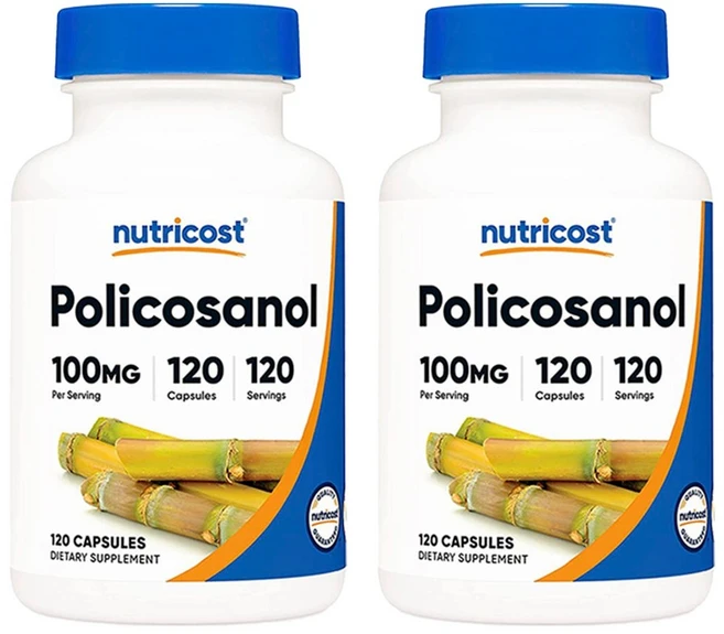 뉴트리코스트 폴리코사놀 100mg 캡슐, 120정, 2개 - 쿠팡