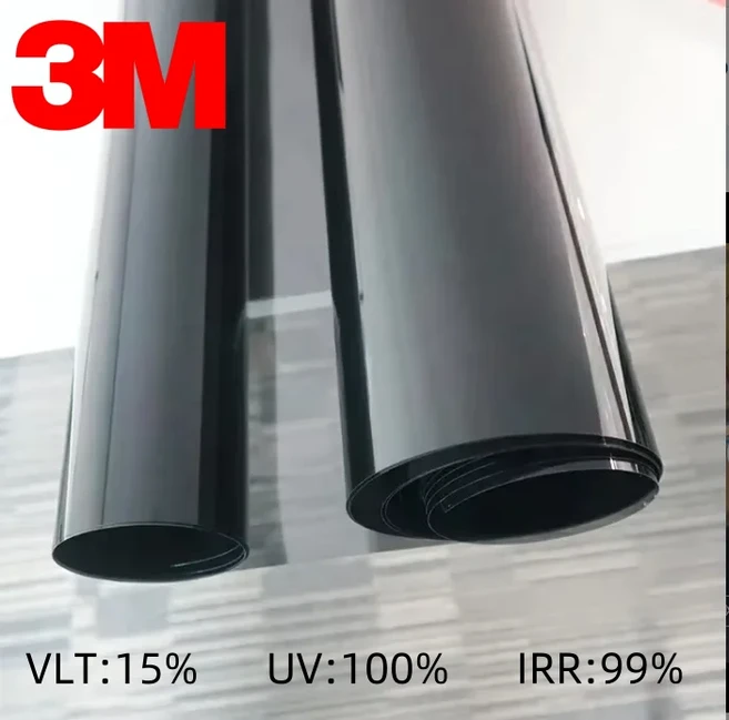 3M 나노 세라믹 05-70% VLT 자동차 틴팅 미터 전문 윈도우 열 차단 UV 99% 접착 필름, 06 CR15, 01 0.76mX3m