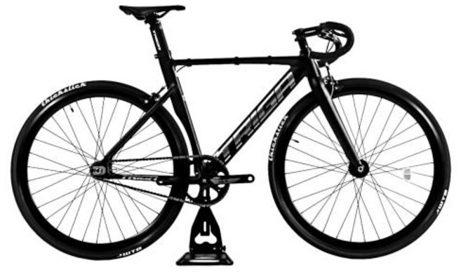 2025 아메리칸이글 트리가 에어로 픽시자전거 동탄자전거, 1개, 48cm, 맷블랙/크롬