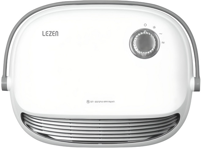 르젠 벽걸이 PTC 욕실 전기 온풍기, LZH-B12S-W, 화이트