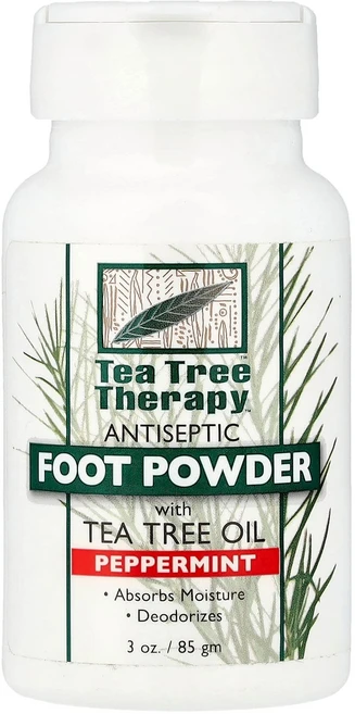 티트리 테라피 풋 파우더 티트리 오일 함유 페퍼민트향 85g TTT-93222 - 쿠팡