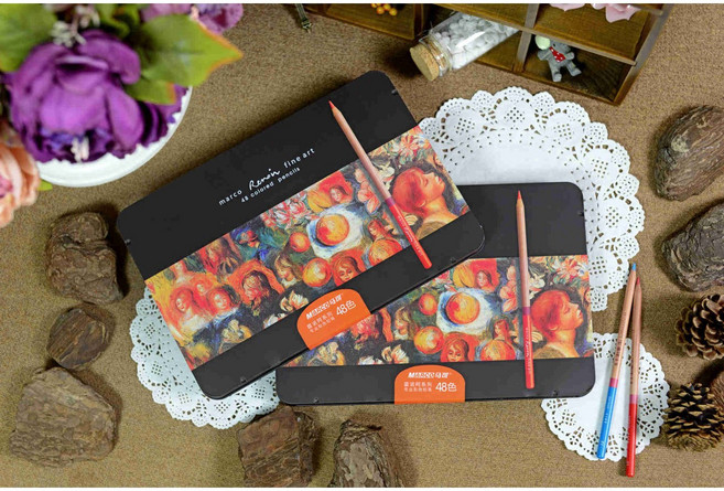 마르코 르누아르 유성 색연필 36색 48색 72색 120색 세트, 36색 nc36