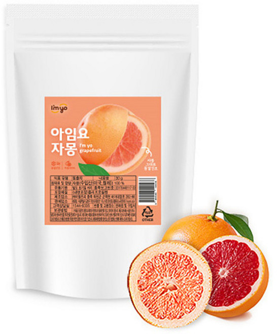 아임요 동결 건조과일 자몽, 30g, 1개입, 3개