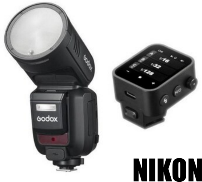 고독스 V100 + X3 동조기 SET 카메라 플래시 스튜디오 제품 사진 촬영 조명, 1개, 니콘