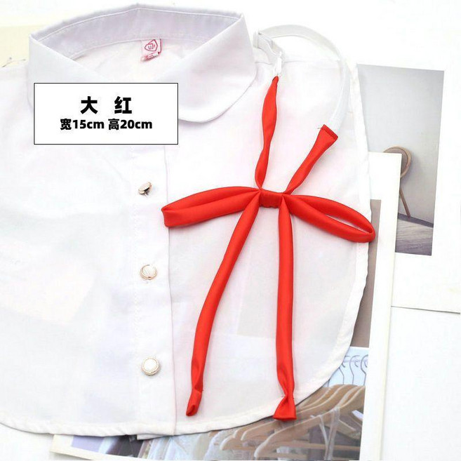 新款日系學院風JK制服蝴蝶結襯衫領結女