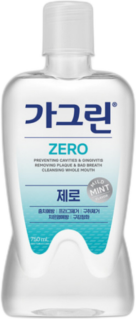 가그린 제로 구강청결제, 1개, 750ml