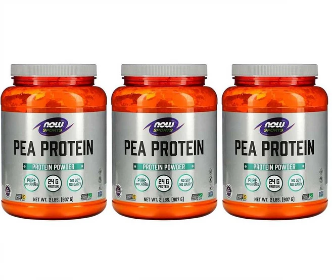 [3개] 나우푸드 스포츠 완두콩 단백질 무맛 907g 식물성 프로틴 운동전후 pea protein 류신 리신 히스티딘 발린 트립토판, 3개 - 쿠팡