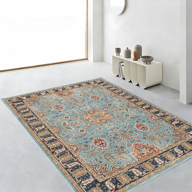 빈티지 흡수 내장 펜션 에스닉 카펫 가득