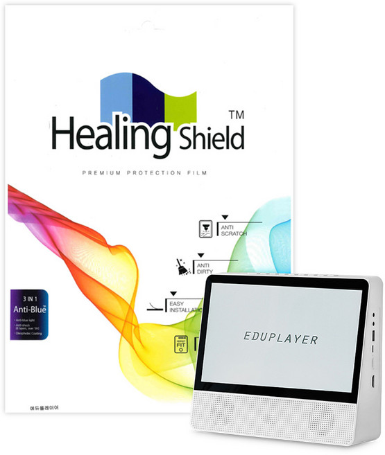 에듀플레이어 EDS101 전용 힐링쉴드 블루라이트차단 액정필름, 1개