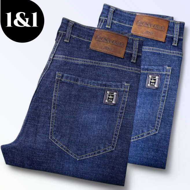 Black Eagle (블랙이글) 스판 워싱 데님 팬츠 남자 청바지 스트레이트핏 (정품)