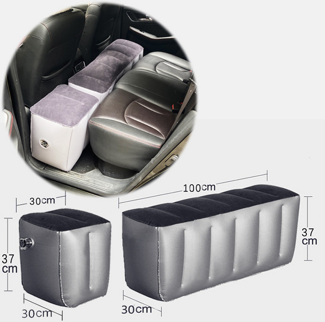 汽車載後排間隙墊 兒童小轎車內用品充氣牀睡墊 suv後座牀墊 通用, 如圖, 直款3/7分墊+車載充氣泵