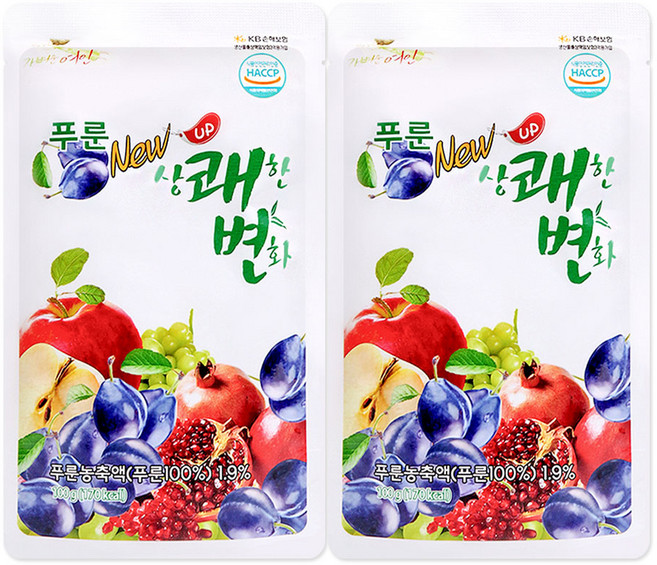 푸룬 NEW 상쾌한변화, 100ml, 2개