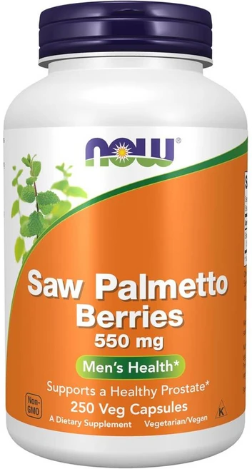 NOW Foods 쏘팔메토 베리 550 mg 250캡슐, 1개 - 쿠팡