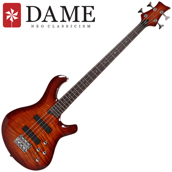 데임 폴앤폴 250 입문용 베이스 기타, MA (마호가니), 1개
