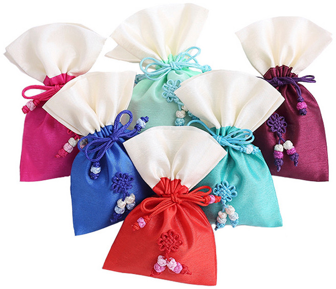 전통 복주머니 포장주머니 설날명절 선물주머니 답례품포장, 랜덤발송, 100개