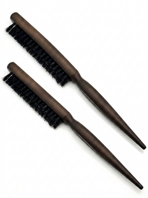 뷰티 프리미엄 돈모 슬릭번 업스타일 백콤 브러쉬 - 기본형, 2개