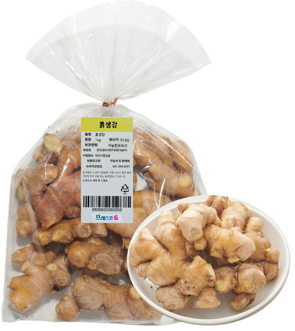 프레스코G 국내산 흙생강 1kg, 1개