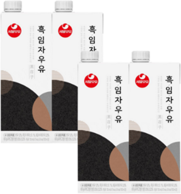 [서울우유] 흑임자우유 750ml x 8